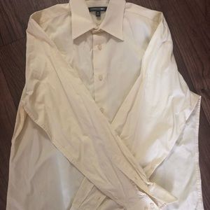 Men’s yellow button up